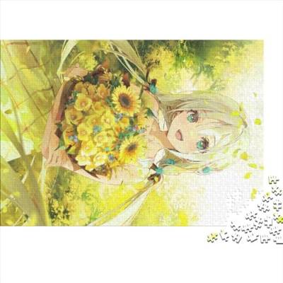 Puzzles Für Erwachsene, 500 Teile Holzpuzzle -Anime-Mädchen,Manga Thema Puzzle Geschenk Wanddekoration 500pcs (52x38cm) von YTPONBCSTUG