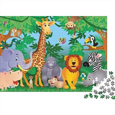 Tiere Puzzle 300 Teile Erwachsene Wildtiere Puzzles Für Erwachsene Lernspiel Herausforderungsspielzeug 300-teilige Puzzles Für Erwachsene 300pcs (40x28cm) von YTPONBCSTUG