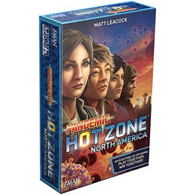 Z-Man Games , Pandemic: Hot Zone North America, Board Game, Ages 8+, for 2-4 Players, 30 Minutes Playing Time von Z-Man Games