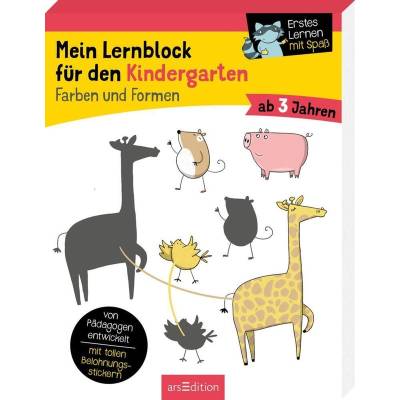 Mein Lernblock für den Kindergarten - Farben und Formen von ars edition