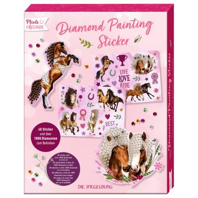 Diamond Painting Sticker - PFERDEFREUNDE von die spiegelburg