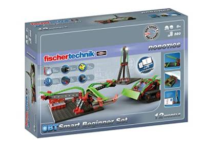 fischertechnik 540586 ROBOTICS – BT Smart Beginner Set, Bluetooth Bausatz für Kinder ab 8 Jahren, Roboter Spielzeug mit Sensoren, Motoren & Lichtschranken von fischertechnik