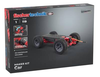 fischertechnik Maker Kit Car 571900 – Konstruktionsbaukasten, Experimentierkasten für Technikbegeisterte, ab 14 Jahre von fischertechnik