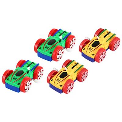 ibasenice 16 STK Auto Wickeln LKW Roboter Aufziehen Babyauto Lauflernhilfe Doppelseitiges Autospielzeug Spielzeug Für Babys Aufziehbares Spielzeug Mini Modellieren Plastik Kind Abgeben von ibasenice