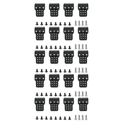 kunyi 20 x Sitzerhöhung für Stoßdämpfer, verstellbar, aus Metall, für C14, C24, C34, C44, B14, B16, B24, B36, 1/16, Schwarz von kunyi