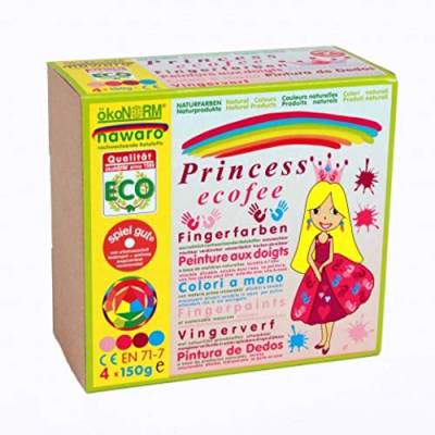 ökoNORM 79603 - Prinzessin Ecofee Fingerfarben 4er Set, Schreibwaren von ökoNORM