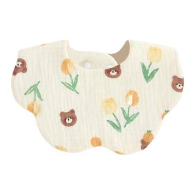 predolo Baby-Lätzchen, praktisch verstellbar, trendiges Design, Sabber-Handtuch für Babys, und Bär von predolo