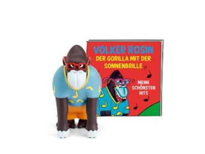 tonies Hörfiguren für Toniebox, Volker Rosin – Der Gorilla mit der Sonnenbrille, Kinderlieder für Kinder ab 3 Jahren, Spielzeit ca. 53 Minuten von tonies