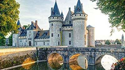 Papery-Puzzle für Erwachsene, Sully Sur Loire-Schloss, Frankreich-Schloss, Tourismus, Reisen, klassisches Puzzle, 1000 Teile, 50 x 70 cm von znwrr