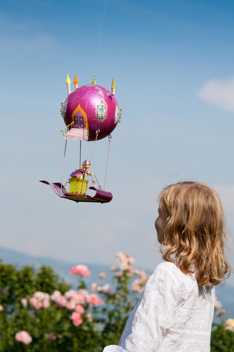 Mobile, Deckenmobile Baby - Kinderzimmer Dekoration "Fliegender Teppich" von Edelsternchen
