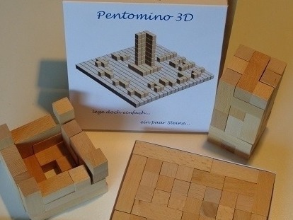 Pentomino Bauwerke von PPP Puzzle mit Pentominos und Pentakuben