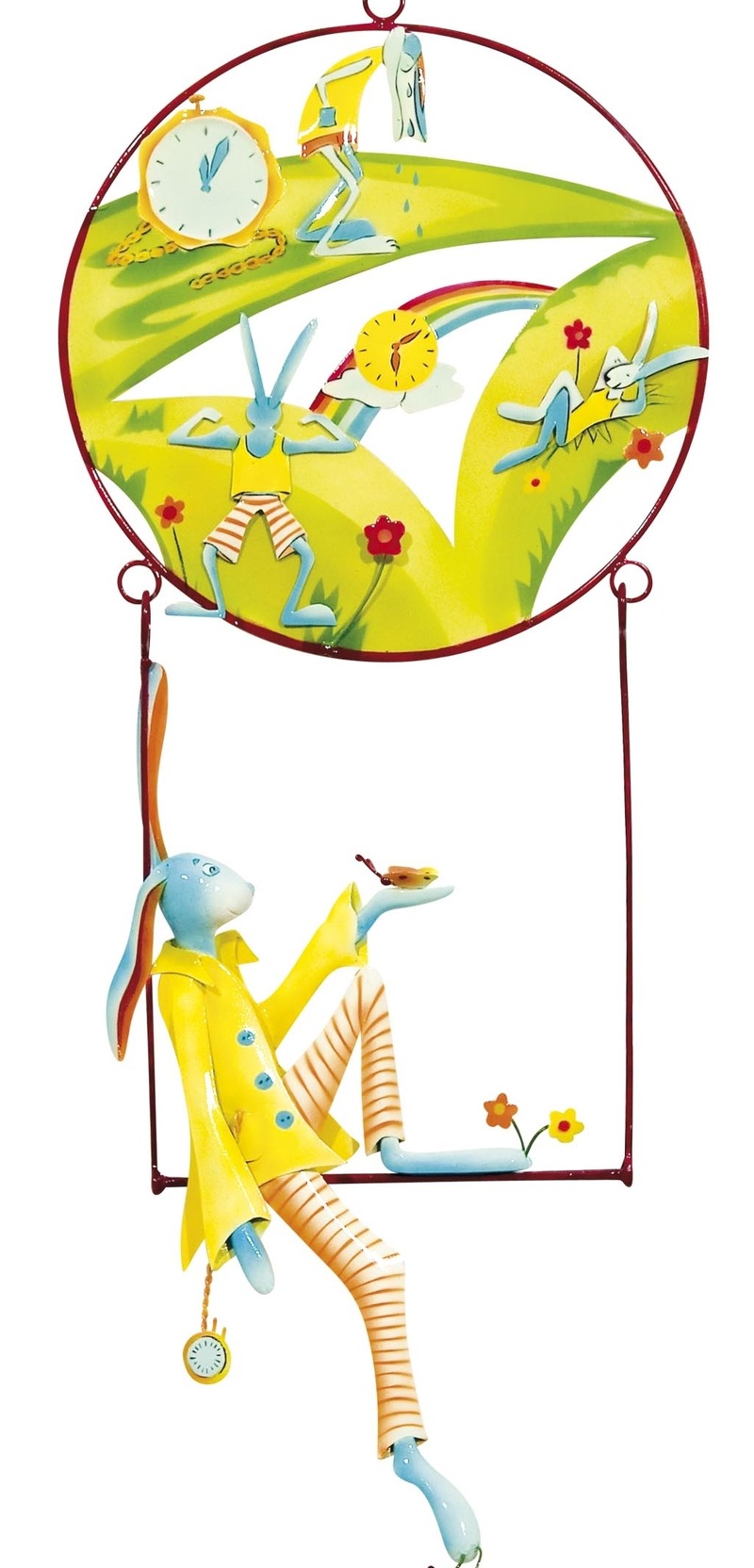 Mobile, Kinderzimmer Dekoration - Hase Hoppel von Edelsternchen