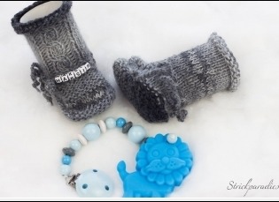 Löwe Beißkette mit Namenschuhe - Geschenke Spar-Set _066 Löwe Beißkette mit Namenschuhe - Geschenke Spar-Set _066 von Strickparadies-Shop