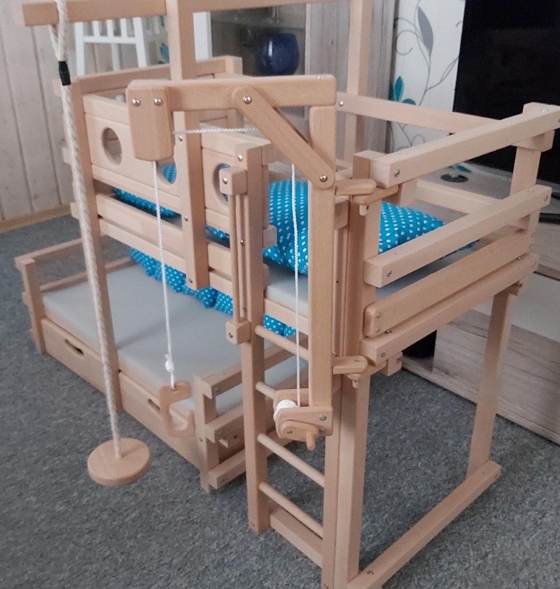 Das Puppen-Etagenbett Das Puppen-Etagenbett von Holzwurm-atze