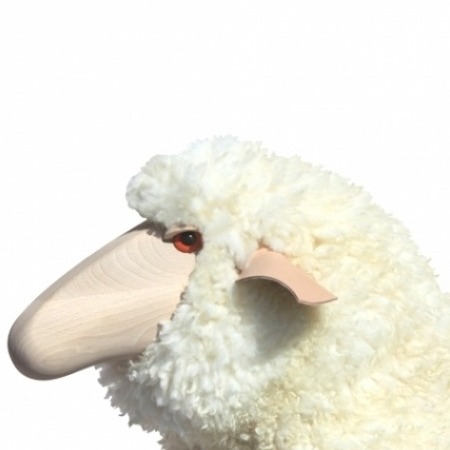 Schaf ELIZA - lebensgroß - weißes Echtfell - Dekoschaf Schaf ELIZA - lebensgroß - weißes Echtfell - Dekoschaf von Edelsternchen