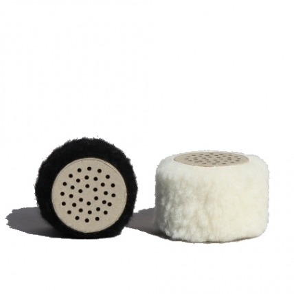 Blökdose Wollplüsch schwarz - wollweiß Blökdose Wollplüsch schwarz - wollweiß von Edelsternchen