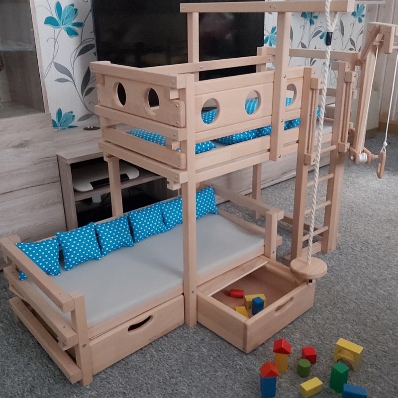 Das Puppen-Etagenbett Das Puppen-Etagenbett von Holzwurm-atze