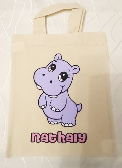 KITA Wäschebeutel / Kindergarten Tasche mit Wunschname und Wunschdruck von La Krea Le