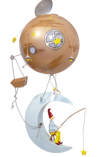 Mobile, Kinderzimmer Deckenmobile - Mann im Mond Mobile, Kinderzimmer Deckenmobile - Mann im Mond von Edelsternchen