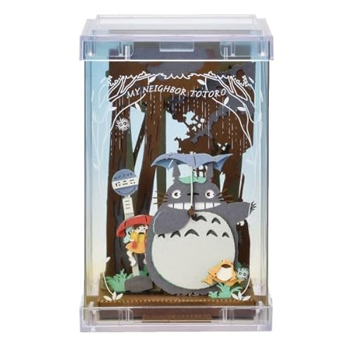 Ensky PTC-T05X My Neighbor Totoro Rain Dance ca. H 3,5 x B 2,3 x T 5,8 cm (90 x 58 x 58 mm), Papier, ABS, PET von エンスカイ(ENSKY)