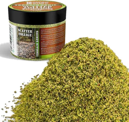 Green Stuff World GSWD-11175 Landscape Powder Leaf, Dry Green, 200 ml, Hobby Material von Green Stuff World