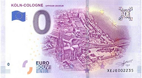# 0 Euro Schein Deutschland 2019 · Köln Cologne Oppidum Ubiorum · Souvenir o Null € Banknote von #