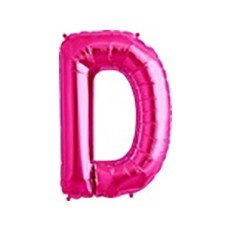 100cm Pink Folienballon Buchstabe D von 通用