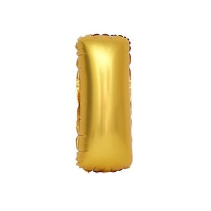 100cm gold Folienballon Buchstabe I von 通用