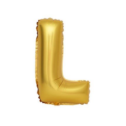 100cm gold Folienballon Buchstabe L von 通用