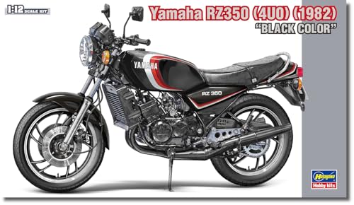 ハセガワ Hasegawa 21763 1/12 Yamaha RZ350 (4U0) (1981) Kunststoffmodell, Schwarz von ハセガワ