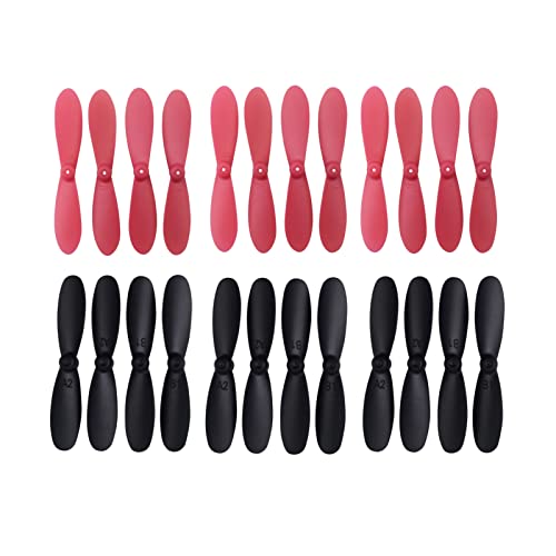 通用 24PCS Drohne Propeller für HS190 901HS 901s 901H x300c LF606 SG800 E61HW S9 Mini Vierachsige Flugzeuge Fernbedienung RC Quadcopter Drohne Blade Zubehör von BLLRC