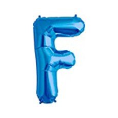 40cm Blau Folienballon Buchstabe F von 通用