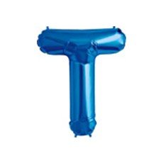40cm Blau Folienballon Buchstabe T von 通用
