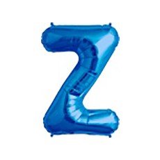 40cm Blau Folienballon Buchstabe Z 40cm Blau Folienballon Buchstabe Z von 通用