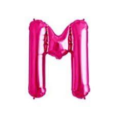 40cm Pink Folienballon Buchstabe M von 通用