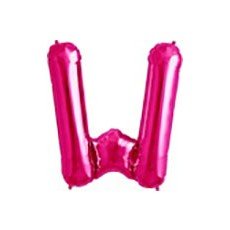 40cm Pink Folienballon Buchstabe W von 通用