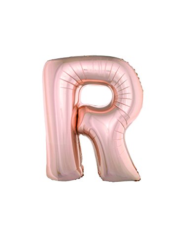 40cm Rosegold Folienballon Buchstabe R 40cm Rosegold Folienballon Buchstabe R von 通用