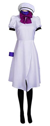 Anime Cosplay Higurashi When They Cry Hou Ryugu Rena Kostüme Halloween Karneval Kleid Rock JK Uniform (S, White) von 通用