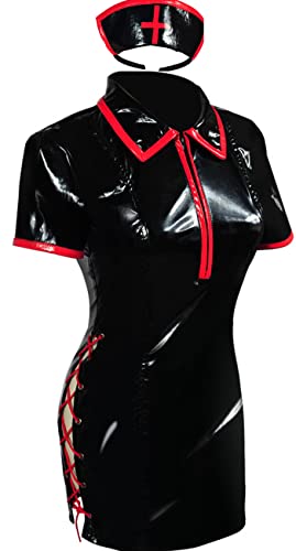 Anime Kettensäge Mann Cosplay Kostüm Makima Uniform Kleid Schwarz Anzug Halloween Sexy Full Set (X-Small, Schwarz) von 通用