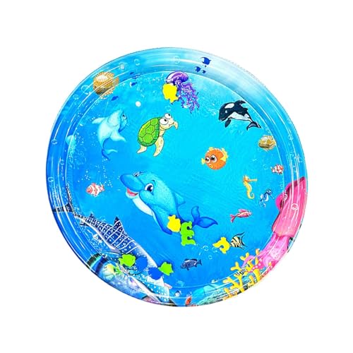 Aufblasbares Wasserpad, Katzenwasserspielmatte - Empfindliche aufblasbare Outdoor-Haustier-Spielmatte, Wasser-Putting-Matte mit faltbarem Design für Boden, Fliesen, Rasen Aufblasbares Wasserpad, Katzenwasserspielmatte - Empfindliche aufblasbare Outdoor-Haustier-Spielmatte, Wasser-Putting-Matte mit faltbarem Design für Boden, Fliesen, Rasen von ノーブランド品