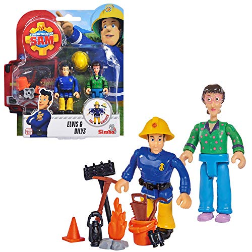 ★ Feuerwehrmann Sam Spielfiguren Set | Simba Toys (Elvis & Dilys) von Simba