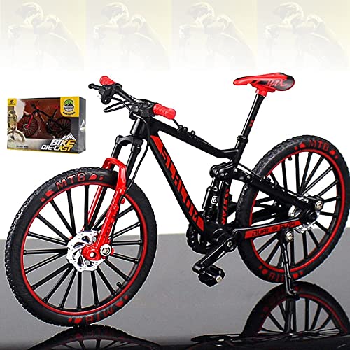 通用 Finger Fahrrad Modell, Miniatur Finger Bike, Mountainbike-Modell Spielzeug, Modell Mini Mountainbike, für Unterricht, Zuhause, Büro, Verein 通用 Finger Fahrrad Modell, Miniatur Finger Bike, Mountainbike-Modell Spielzeug, Modell Mini Mountainbike, für Unterricht, Zuhause, Büro, Verein von 通用