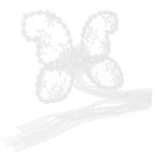Foto-Requisiten für Säuglinge, Spitze, Blume, Schmetterling, Flügel, Neugeborene, Dusche, Engelskostüm, Baby, Monat, Feier, Fotohintergrund von スイムリー