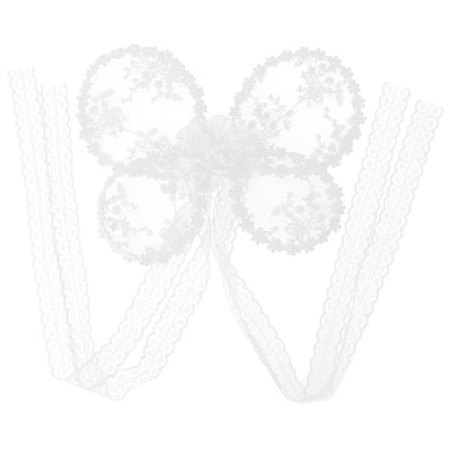 Foto-Requisiten für Säuglinge, Spitze, Blume, Schmetterling, Flügel, Neugeborene, Dusche, Engelskostüm, Baby, Monat, Feier, Fotohintergrund von スイムリー