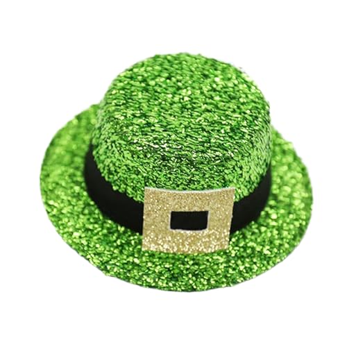 Haarnadel mit Kleeblatt-Hut, grüne Haarnadel, St. Patrick's Day, glitzernde grüne Haarspange – festliches Hut-Kostüm-Zubehör, niedliches irisches Festival-Kostüm, Partyzubehör für Damen und Mädchen Haarnadel mit Kleeblatt-Hut, grüne Haarnadel, St. Patrick's Day, glitzernde grüne Haarspange – festliches Hut-Kostüm-Zubehör, niedliches irisches Festival-Kostüm, Partyzubehör für Damen und Mädchen von ノーブランド品