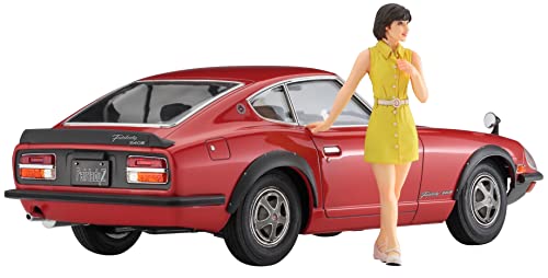 Hasegawa - 1/24 Nissan Fairlady 240ZG mit 70er Jahre Frauen-Figur - Plastikmodellbausatz Hasegawa - 1/24 Nissan Fairlady 240ZG mit 70er Jahre Frauen-Figur - Plastikmodellbausatz von Hasegawa