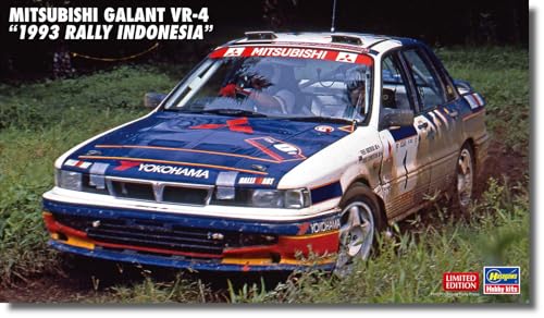 Hasegawa 120116 620697 1/24 Mitsubishi Galant VR-4, 1993 Rally Indonesia, Mehrfarbig Hasegawa 120116 620697 1/24 Mitsubishi Galant VR-4, 1993 Rally Indonesia, Mehrfarbig von ハセガワ