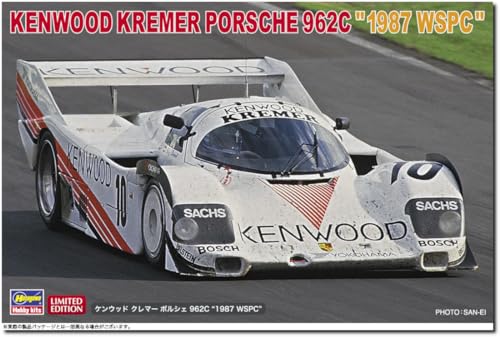 Hasegawa 120116 620698 1/24 Kenwood Kremer Porsche 962C, 1987 WSPC, Mehrfarbig von Hasegawa