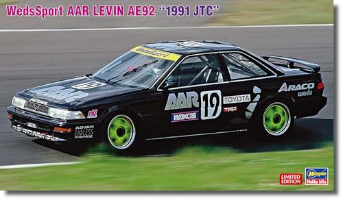 Hasegawa 120116 620702 1/24 WedsSport AAR Levin AE92, 1991 JTC, Mehrfarbig von ハセガワ