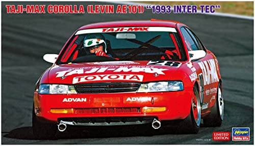 Hasegawa 20630 1/24 Taji-Max Corolla, Levin AE101, 1993 Inter Tec Modellbausatz, Mehrfarbig, M von Hasegawa